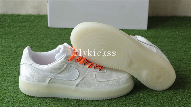 Clot x Nike Air Force 1 Premium Triple White